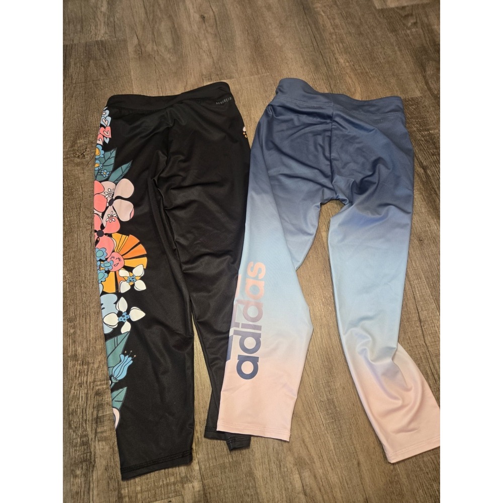 Girl's Adidas Activewear Leggings Size 10/12 - Picture 2 of 4